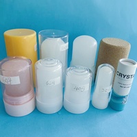 Stick déodorant solide en pierre de cristal d'alun de potassium minéral naturel 0% alcool, anti-transpiration, élimine les odeurs corporelles, apaise la peau