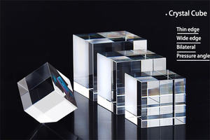 Jadevertu taille personnalisée en gros cube de <span class=keywords><strong>cristal</strong></span> K9 vierge pour gravure de surface au laser 3d fournisseur de fabrication de cristaux - Product Image 4