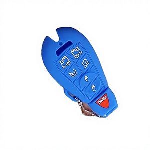 Coque de protection en silicone pour clé télécommande intelligente à 7 boutons pour véhicules Chrysler, Dodge, Jeep - Vente en gros - Product Image 1