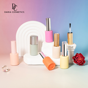 ขวดน้ำยาทาเล็บ10มล. 12มล. 15มล. ภาชนะบรรจุเจลสีชมพูขวดแก้วทาเล็บเจลยูวีสำหรับเจลทาเล็บ - Product Image 5