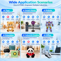 Module vocal IA AISK pour chien robot intelligent en peluche avec mémoire de conversation IA, compagnon émotionnel, assistant vocal OEM ODM
