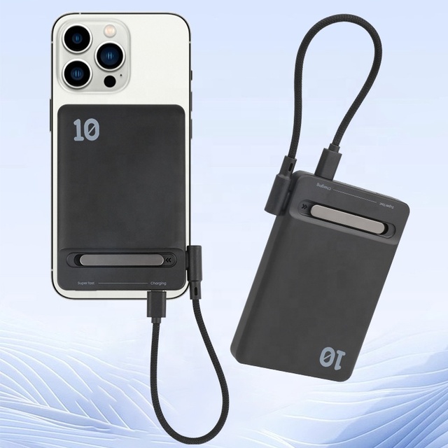 2026 Ultra-Thin Magnetic Power Bank 10000mah Semi-Solid State Battery Power Bank New CCC Standard