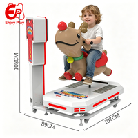 Máquina de Juegos Operada con Monedas, de Fibra de Vidrio, con Diseño de Animales, para Niños, para Parques Infantiles Interiores, Venta al Por Mayor