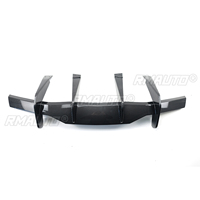 Diffuseur de pare-chocs arrière aileron de requin pour Chevrolet Corvette C8 2 portes 2020-2023 Z51 Stingray Carbon Fiber Style Body Kit Spoiler