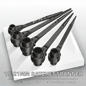 Siyah Metrik Uzun Saplı Endüstriyel Sınıf Lokma Anahtar Seti 1000lb-ft Tork Kapasiteli Çift Taraflı Kilitli Otomotiv Aleti - Product Image 4