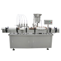 Ligne d'emballage automatique de machine d'étiquetage de bouchage de remplissage de petites bouteilles de colle adhésive