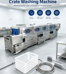 Lavadora Industrial Automática Eléctrica y a Vapor para Palés de Plástico, Bandejas, Cestas de Verduras y Cajas - Precio de Venta - Product Image 3