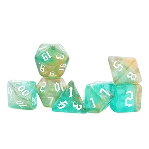 Vôi 16Mm Đa Diện RPG Tùy Chỉnh Long Lanh Acrylic Xúc Xắc Cho Dungeons & Dragons - Product Image 5