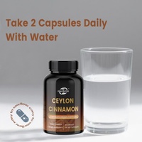 Capsules de cannelle de Ceylan pure OEM sous marque privée – Antioxydant et soutien immunitaire – Compléments de cannelle de Ceylan pour hommes et femmes