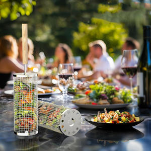 Bbq שפופרת מכירה חמה אביזרי קיץ צינור מתגלגל עמיד טמפרטורה גבוהה נגד הקרקפת סל ה-bbq - Product Image 3