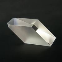 Prisme cubique optique à angle droit en verre BK7 de haute qualité et haute dureté, personnalisable OEM, pour jumelles et microscopes, avec revêtement AR/AL