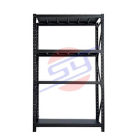 Rayonnage à palettes en métal à 4 niveaux personnalisable Entrepôt de gros Garage industriel en acier Unités de stockage Étagères et rayonnages empilables