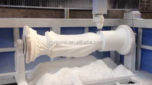Machine de découpe CNC industrielle 4 axes avec <span class=keywords><strong>moteur</strong></span> servo hybride à engrenages pour la sculpture et la découpe de mousse EPS et de polystyrène - Product Image 4