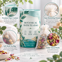Sachets de bain aux fleurs botaniques naturelles : Pétales de rose, lavande, camomille – Bain de spa aux herbes avec emballage personnalisé