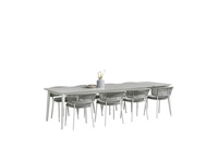 Fournisseur en gros Tables à manger d'usine avec chaises Ensemble table à manger haut de gamme Table à manger moderne avec cascade de bonne qualité