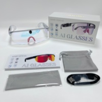 Gafas inteligentes con IA AIMB‑G5Max, micrófono dual, reducción de ruido, cámara de 8MP, grabadora de vídeo de 1080P, traductor en tiempo real, asistente de IA