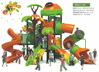 Toboggan et Aire de Jeux Extérieurs Commerciaux, Équipement d'Amusement et de Loisirs pour Enfants