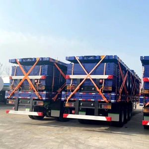 Nuevo Semirremolque de Plataforma Plana de 3 o 4 Ejes para Transporte de Carga, Contenedores de 20, 40 y 50 Pies, Precio de Venta - Product Image 2