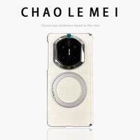 Casing Ponsel Lipat Huawei Mate X7, Pelindung Engsel Penuh, Pelindung Layar Terintegrasi, Kulit Asli dengan Penyangga Putar
