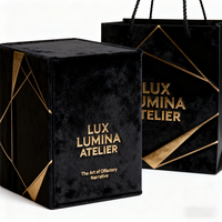 Boîte d'emballage en papier texturé personnalisée, boîte à bougies coulissante pour la présentation de parfums d'intérieur et de cires parfumées en vente au détail