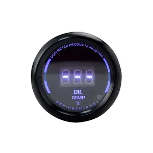 Digitale Olie Temp Meter Auto Led Olie Thermometer 52Mm Digitale Olie Temperatuurmeter Sensor Harnas Auto Meter