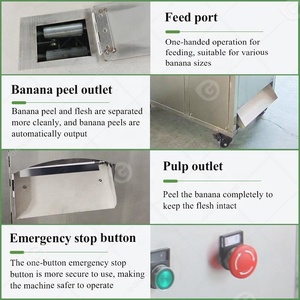 Macchina per affettare e pelare di <span class=keywords><strong>Banana</strong></span> automatica verde verde giallo per la <span class=keywords><strong>Banana</strong></span> - Product Image 3