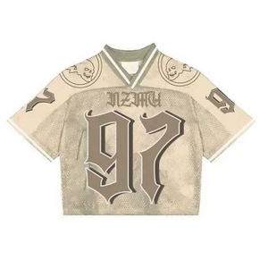 Nueva Camiseta Deportiva Transpirable Personalizada de Fútbol Americano con Estampado Digital 3D de Moda 2026 - Product Image 3