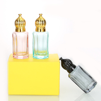 Paquet de 12 coffret personnalisé de 3 ml 6 ml 9 ml 12 ml d'huile de parfum Attar fantaisie vide petite bouteille en verre avec bâton et boîtes