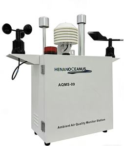 AQMS-09ระบบตรวจสอบคุณภาพอากาศในอากาศที่ใช้ก๊าซหลายชนิด H2S NO2 SO2 O3 O2อากาศ <span class=keywords><strong>NH3</strong></span> PM10 CO2 - Product Image 2