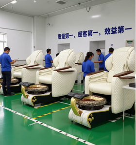 เก้าอี้นวดทำเล็บเท้าสปาหรูหรา ระบบอ่างน้ำวนไร้ท่อ ปรับระดับได้ พร้อมระบบนวดไฟฟ้า วัสดุ PU ดีไซน์ทันสมัย - Product Image 5