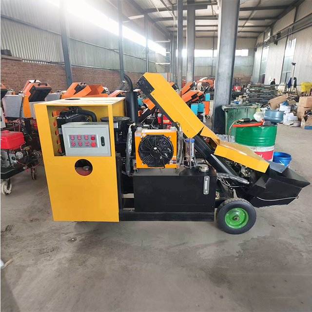 Electric Diesel Engine Powered Easy Operation Concrete Pump Small Machine Mini Portable Mobile Concrete Pump for Sale