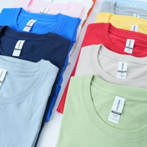 เสื้อยืดโอเวอร์ไซส์คุณภาพสูง ผ้าฝ้าย 100% สำหรับผู้ชาย พิมพ์ลายปักโลโก้ตามสั่ง พร้อมป้ายแบรนด์ส่วนตัว - Product Image 1