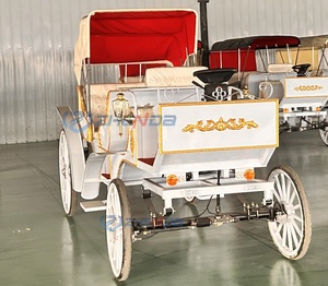 Charrette de tourisme, chariot européen à chevaux, charrette citrouille, charrette de mariage, charrette électrique à chevaux - Product Image 3