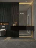 Carreaux de porcelaine mats de haute qualité 612YR023, noir mat, 600*1200 mm, pour salle de bain, cuisine, mur, sol, décoration extérieure et intérieure