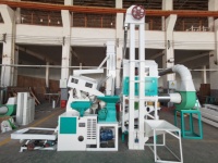 Nouvelle machine combinée de décorticage du riz et de traitement du paddy Sunfield, haute capacité de production