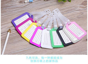 Etiqueta de Equipaje de PVC Resistente, Personalizada con el Número de Habitación, para Hoteles |   Accesorio de Viaje Promocional - Product Image 2