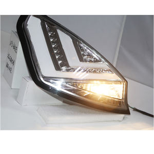 1 Set Fanali Posteriori A LED Per Ford <span class=keywords><strong>Fiesta</strong></span> LED Posteriore Posteriore Della Lampada Chrome 2009-2013 Anno Auto Hatchback - Product Image 1