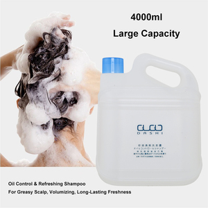 <span class=keywords><strong>GULU</strong></span> Shampooing Professionnel Anti-Sébum et Rafraîchissant Sans Sulfate et Sans Parabène, Format Gallon (4000ml) pour Salons de Coiffure – Meilleures Ventes Marque Blanche - Product Image 1