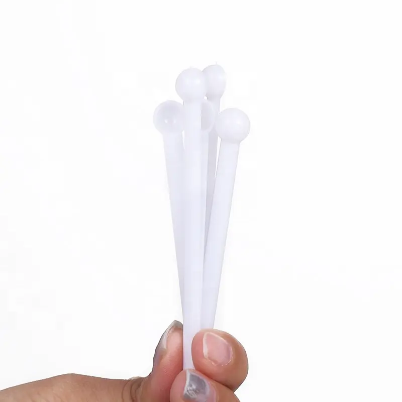White color plastic measuring spoons 0.15 ml plastic measuring spoon powder spoon