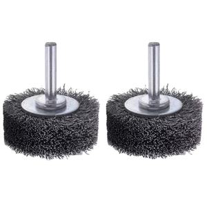 Outil rotatif industriel et bricolage <span class=keywords><strong>brosse</strong></span> métallique grossier serti en acier au carbone à face étroite pour meuleuse OEM pris en charge - Product Image 1