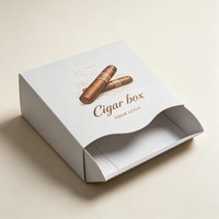 Boîte à cigarettes vide en carton, emballage cadeau à ouverture frontale, jetable