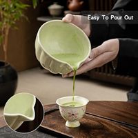 Ensemble bol et fouet à matcha avec porte-tamis en bambou Kit de 5 pièces pour débutants et amateurs de cérémonie du thé