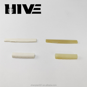 قطع غيار جسر الجيتار القيثاري ذو الستة أوتار من عظم البقر عالي الجودة من HHIVE، قطع غيار بديلة للآلات الوترية - Product Image 6