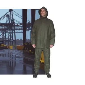 Giacche - 804RHVERDE S Danube - Colore: Verde - Giacca con cappuccio esterno fisso. Chiusura anteriore con zip e bottoni. - Product Image 3