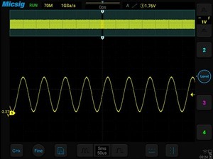 Oscilloscope tablette Micsig GEN 4 série STO, 100 MHz-200 MHz, 2/4 canaux, fréquence d'échantillonnage 1 GSa/s, 70 Mpts - Product Image 5