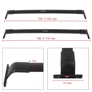 JOESHIER ขายส่ง คานขวางสำหรับบรรทุกสัมภาระสำหรับ Honda HR-V 2023-2025 แร็คหลังคาอะลูมิเนียมอัลลอยด์ คานขวางแร็คหลังคา - Product Image 6