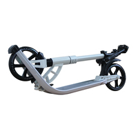 Trottinette adulte haute performance avec grandes roues, double suspension et double frein