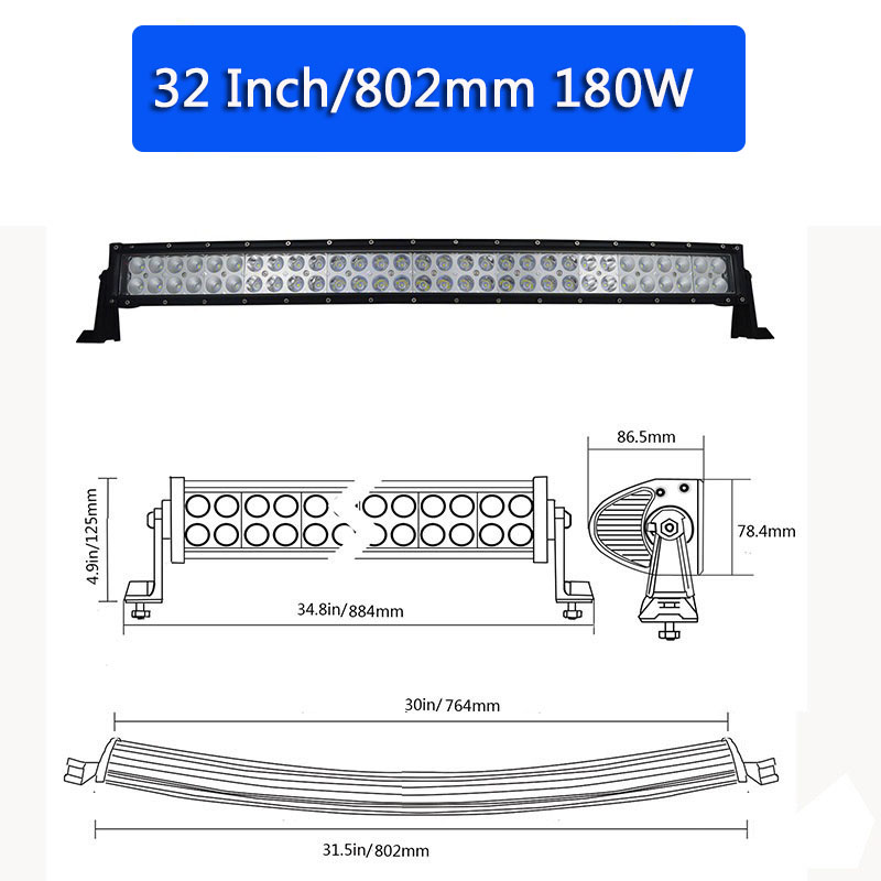 Curvy 32 pouces 180W