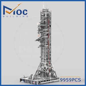 9944 pezzo di sistema di lancio spaziale modello MOC-136982 SLS <span class=keywords><strong>Mobile</strong></span> Launcher Tower compatibile 10341 mattoncini di mattoni giocattoli per bambini - Product Image 2