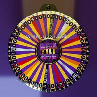 Accessoires d'activité électriques tirage au sort de loterie porte-bonheur interactif 360 degrés lumière LED Bingo Roulette Spinning Prize Wheel avec support